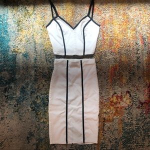 Two Piece black and white set